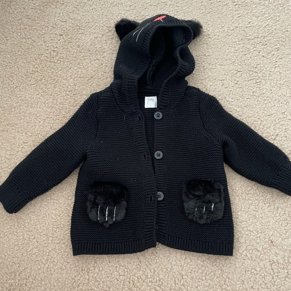 Baby girl cat sweater